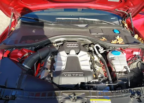 2014 Audi A6 3.0T Premium Plus from USA, damaged, VIN WAUFGAFC3EN133520